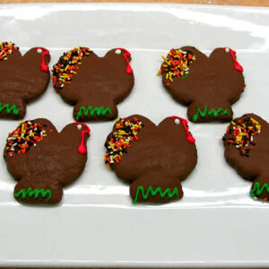bennisons-bakery-thanksgiving-turkey-cookies Picture of turkey shaped cookies