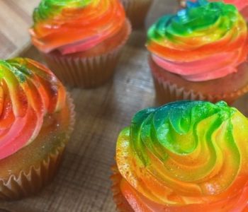 rainbow cupcakes