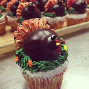 turkey cupcake